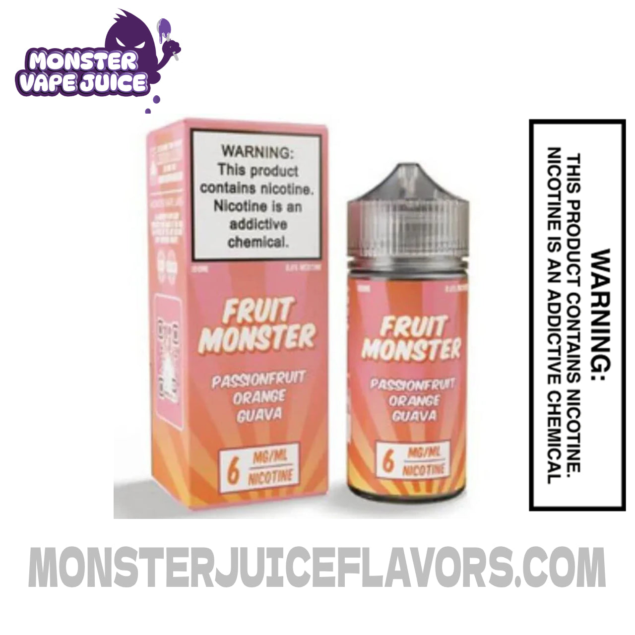 Passion Fruit Orange Guava - Fruit Monster T.F.N E-Liquid 100ML