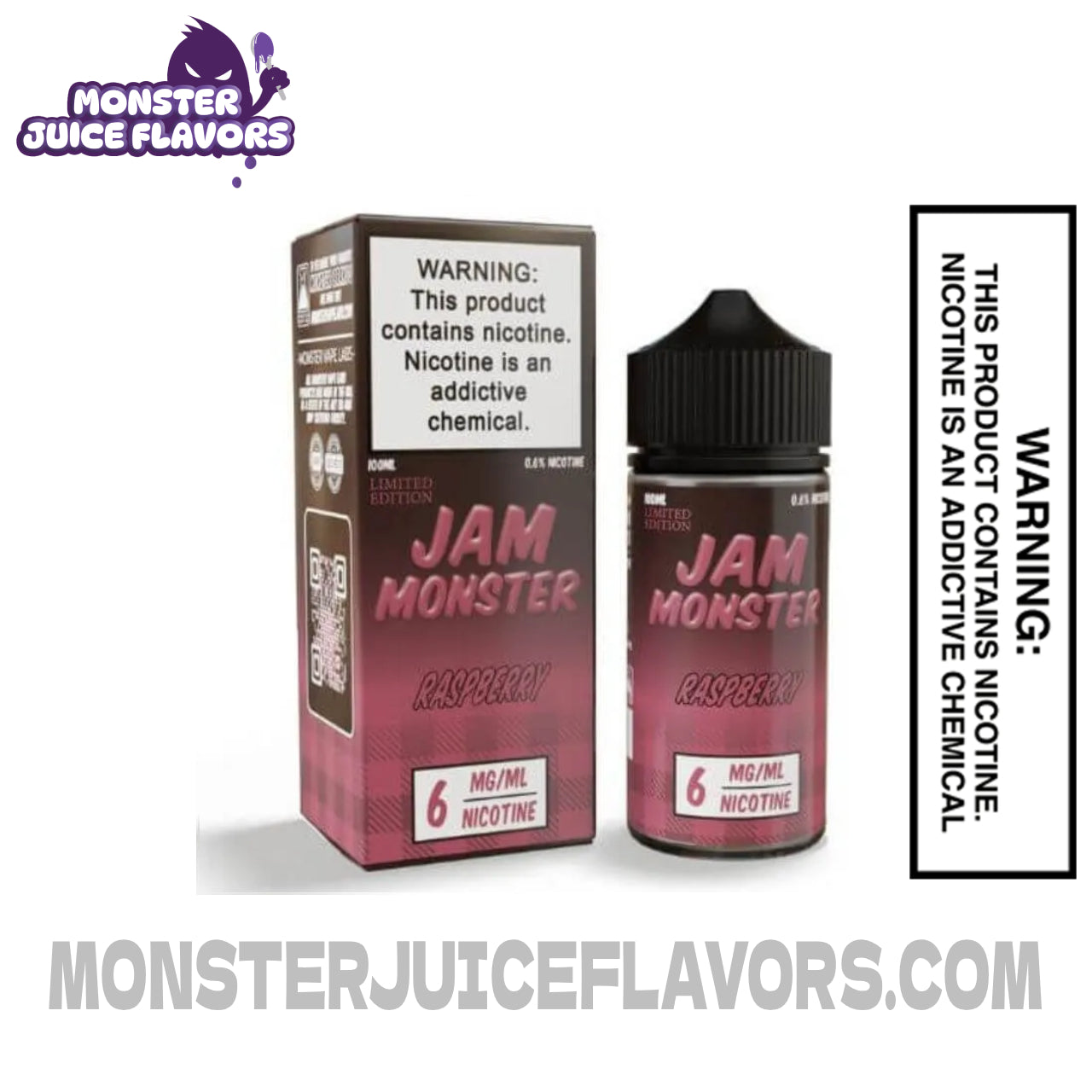 Raspberry Jam Monster E Liquid - 100ml