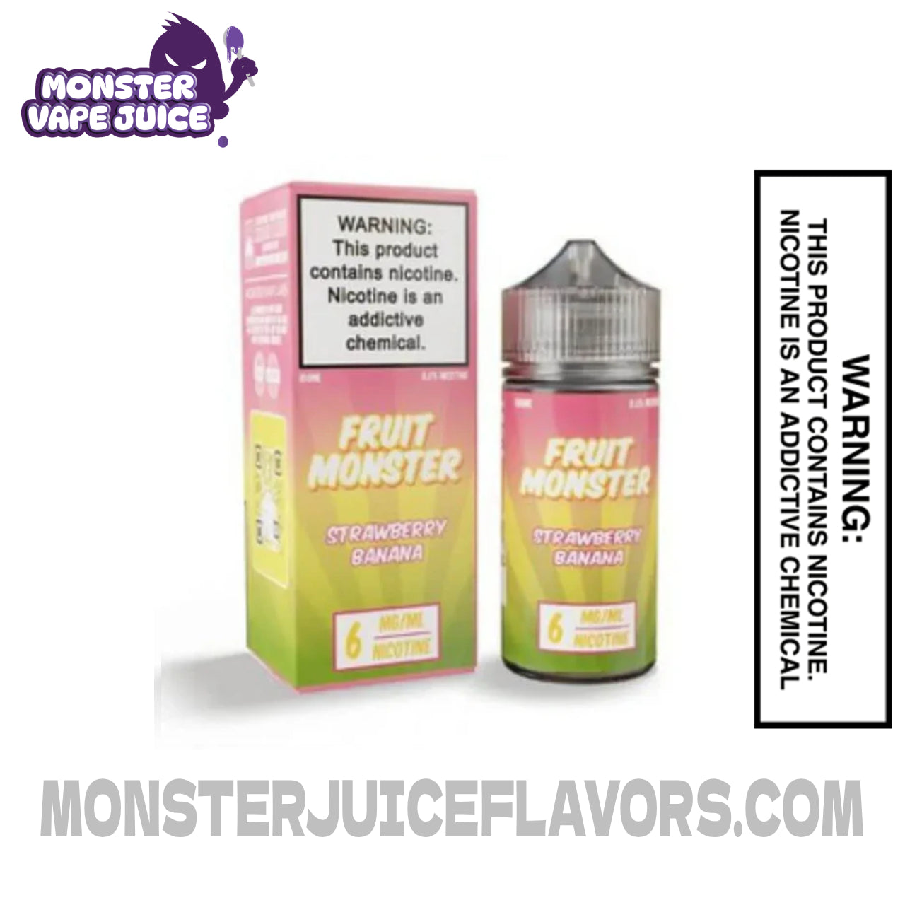 Strawberry Banana - Fruit Monster T.F.N E-Liquid 100ML