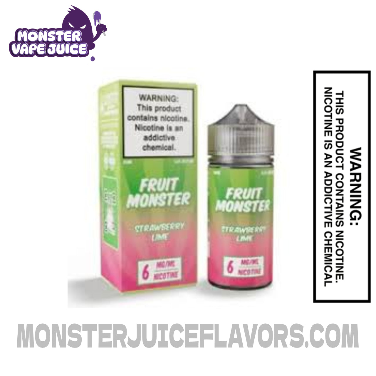 Strawberry Lime Fruit Monster E Liquid TFN - 100ml
