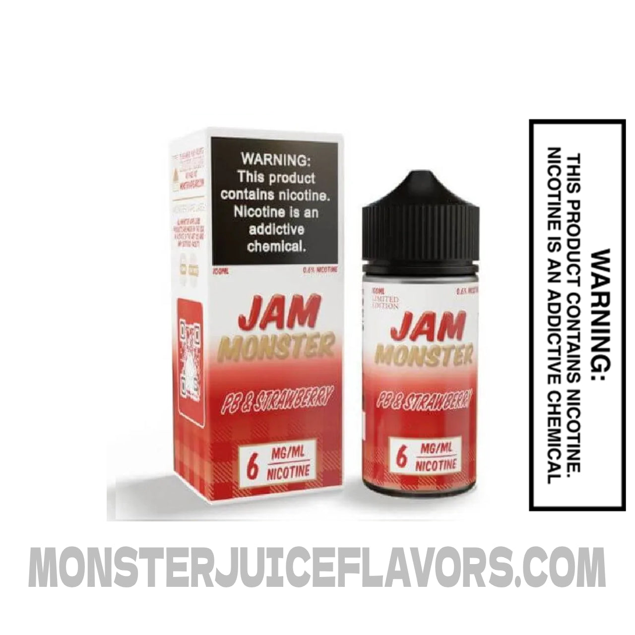 Strawberry PB Jam Monster E Liquid - 100ml