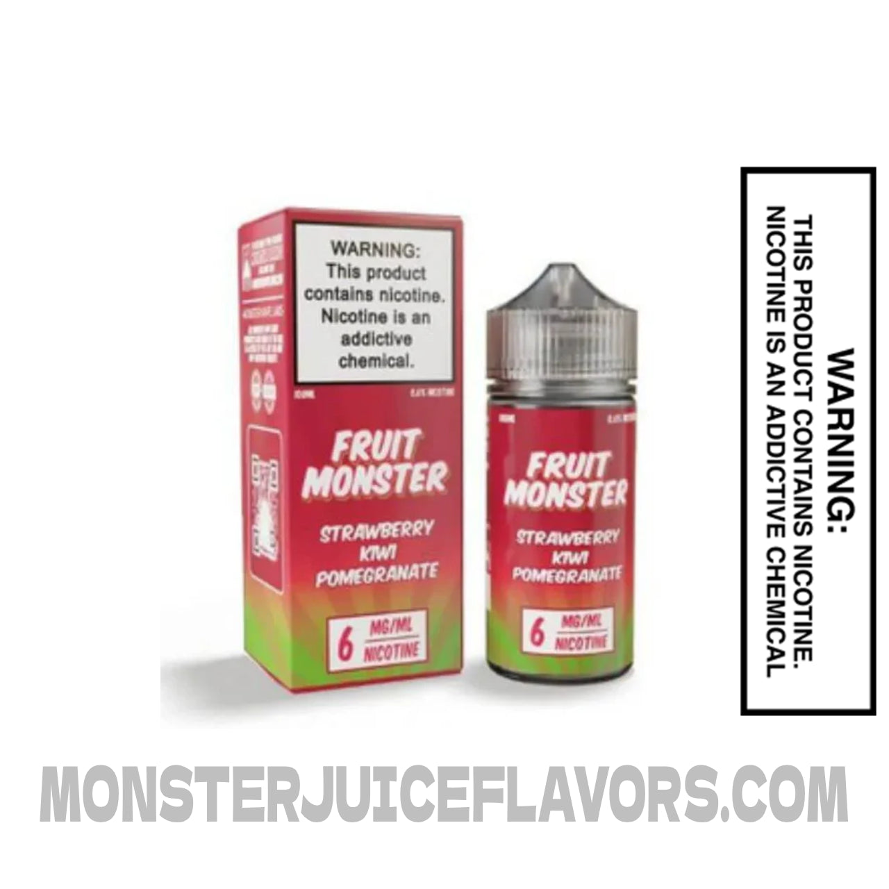 Strawberry Kiwi Pomegranate - Fruit Monster T.F.N E-Liquid 100ML