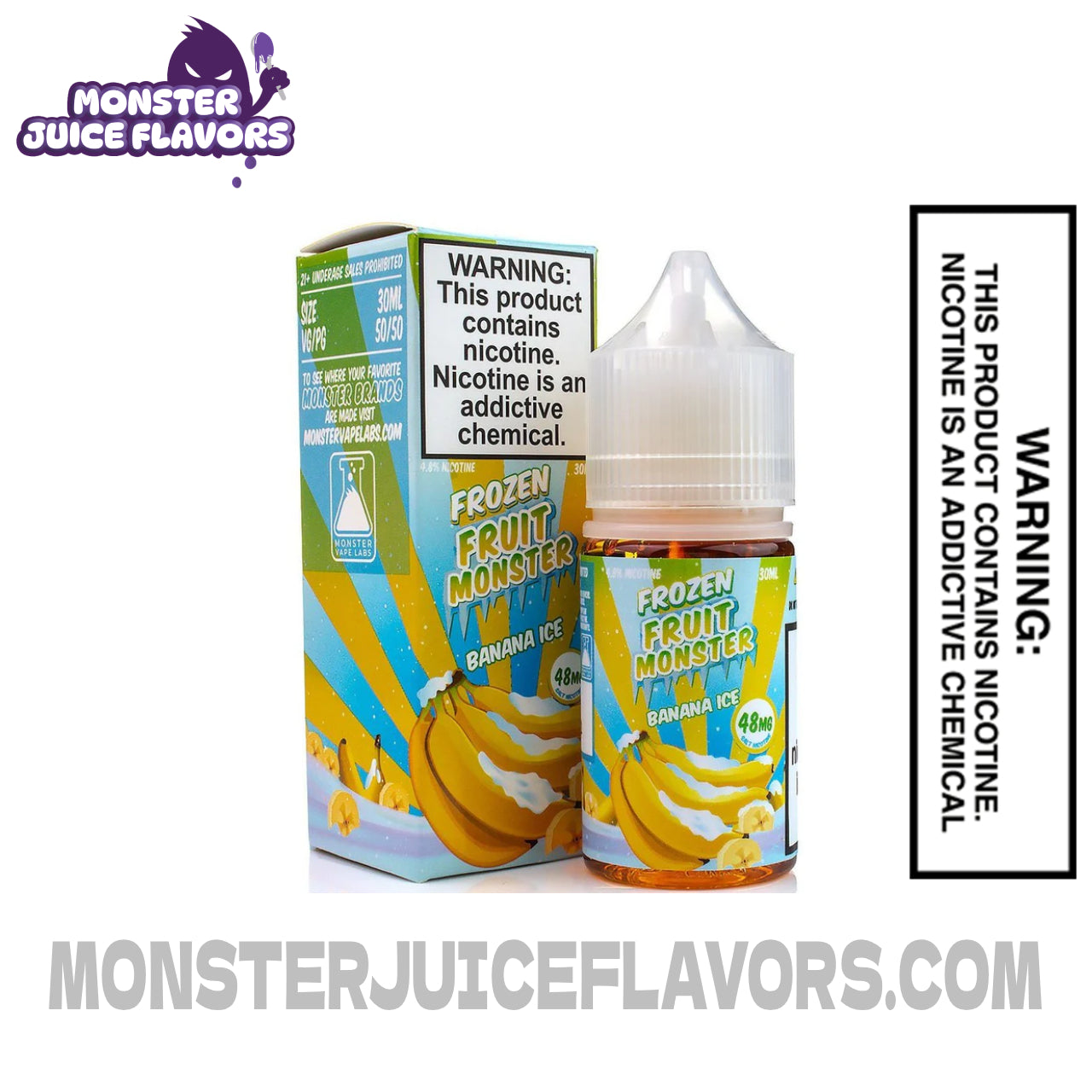 Banana Ice Frozen Fruit Monster Salt Nic