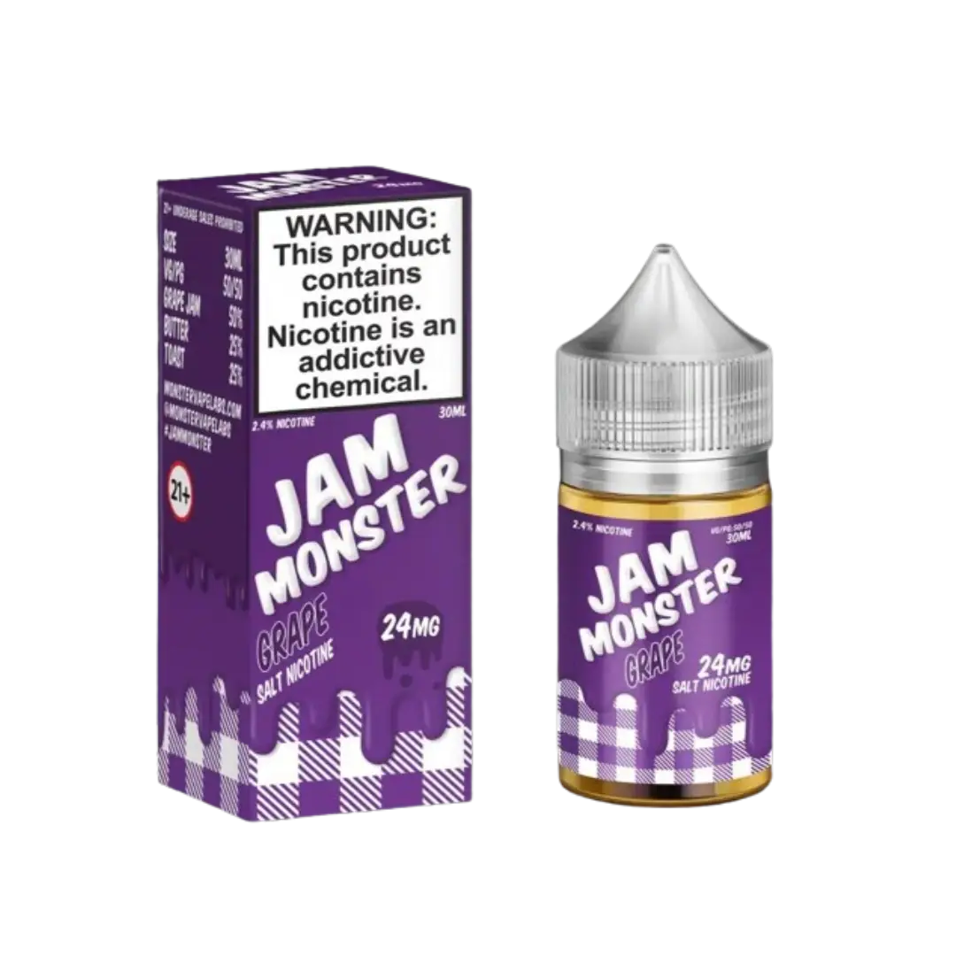 Grape Jam Monster salt nic Refillable Vape Device