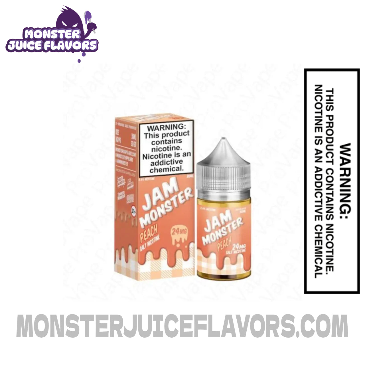 Peach Jam Monster Salt Nic - 30ml