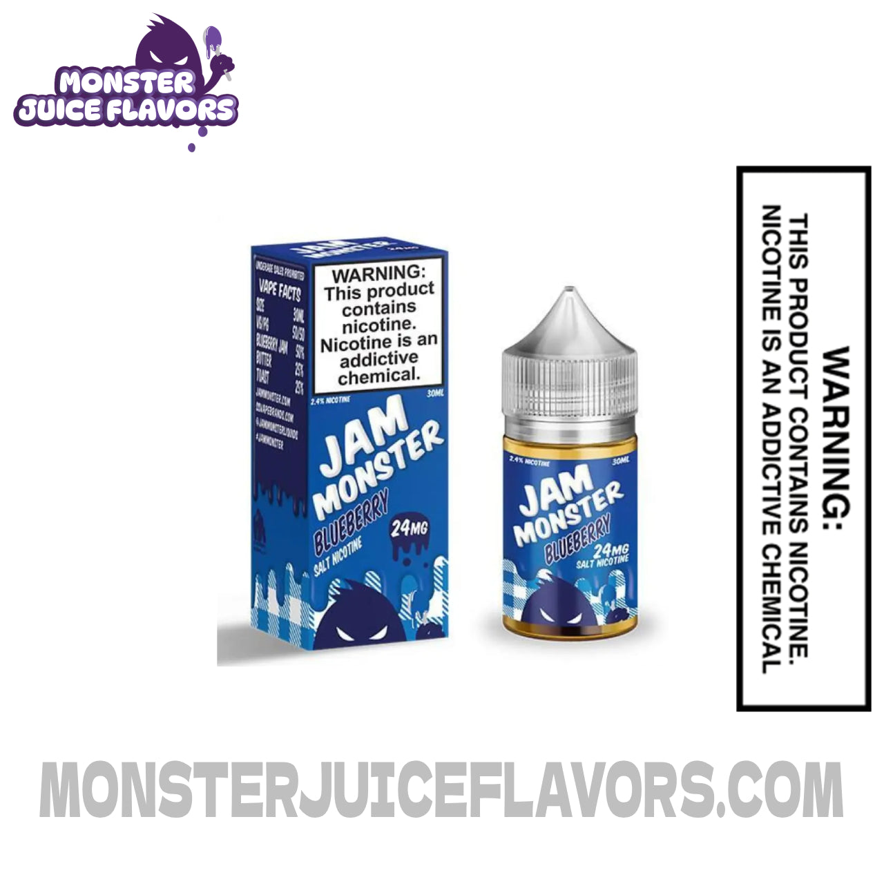 Blueberry Jam Monster Salt Nic - 30ml
