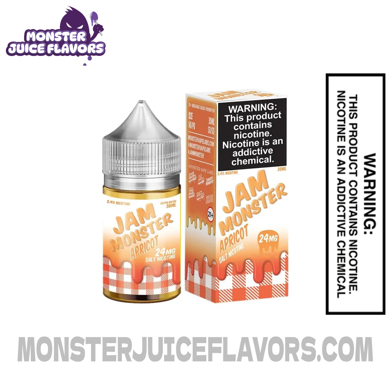 Apricot Jam Monster Salt Nic - 30ml