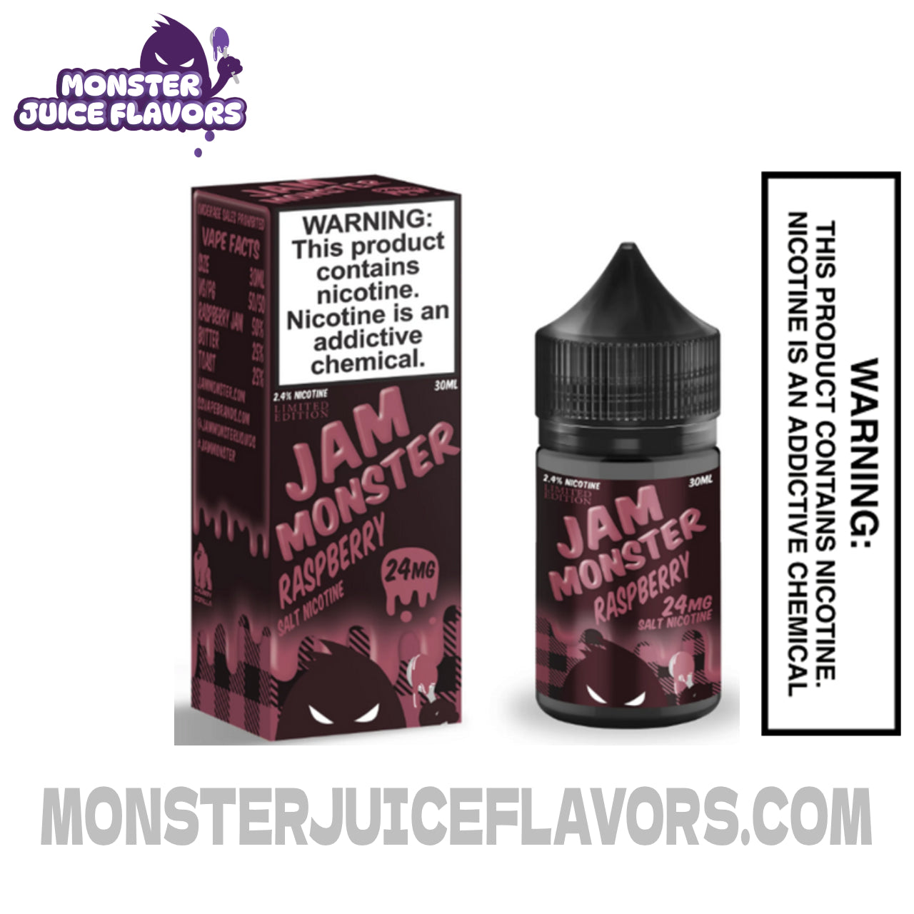 Raspberry Jam Monster Salt Nic - 30ml