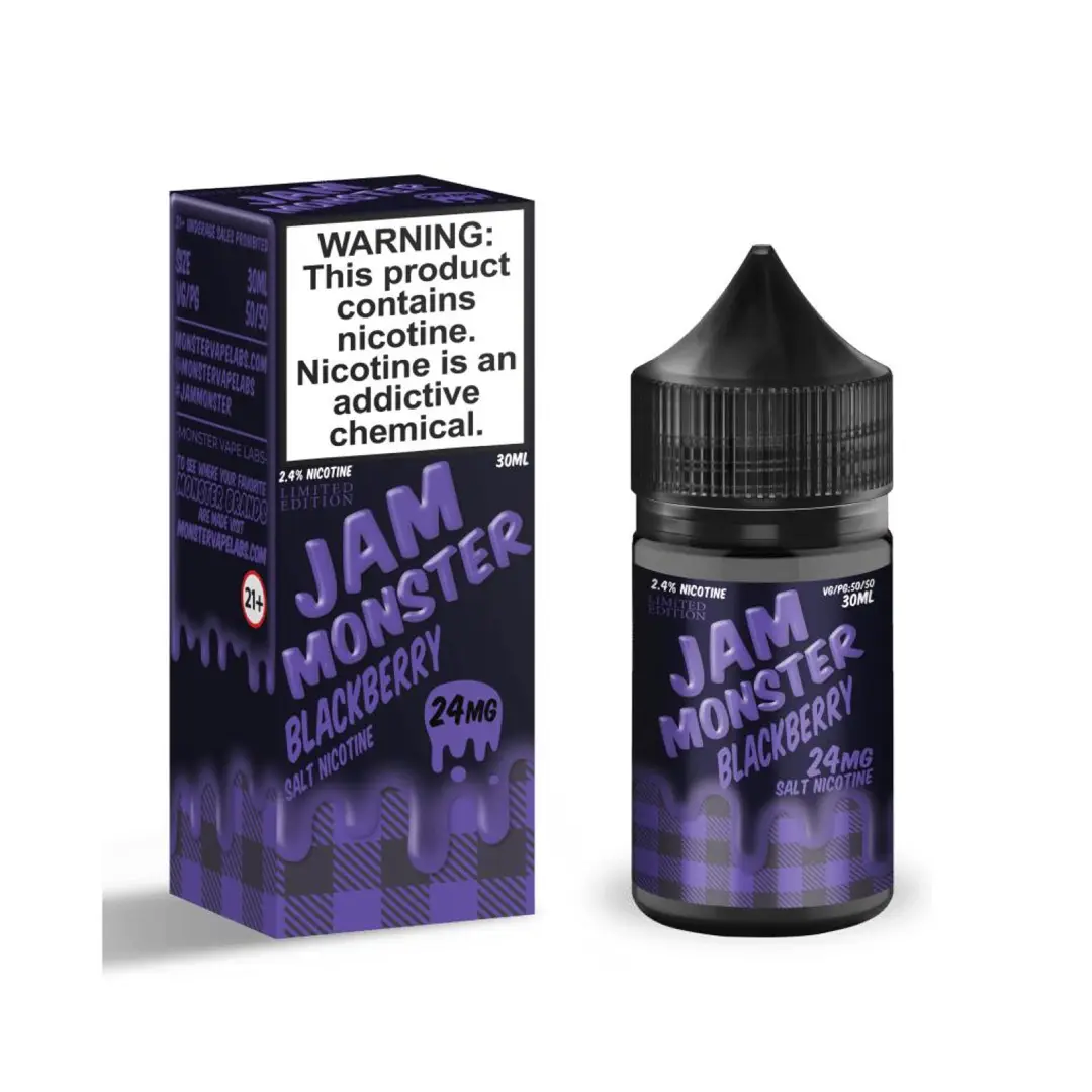 Blackberry Jam Monster Salt Nic Refillable Vape Device