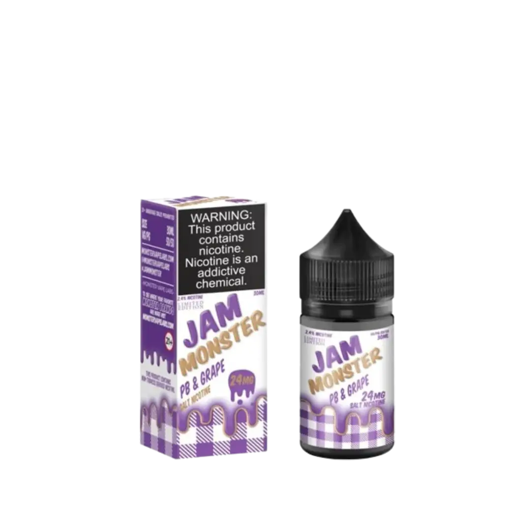 Grape pb jam monster salt nic by Jam Monster