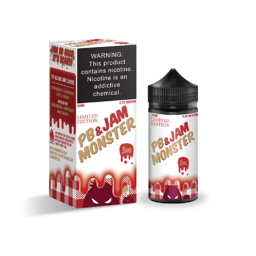 Strawberry pb jam monster e liquid by Jam Monster