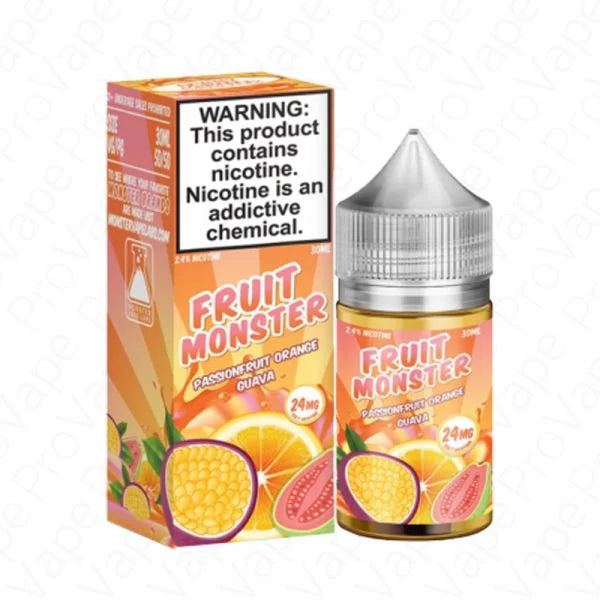 PFO Guava - (ICED) Frozen Fruit Monster Salt E-Liquid 30ML