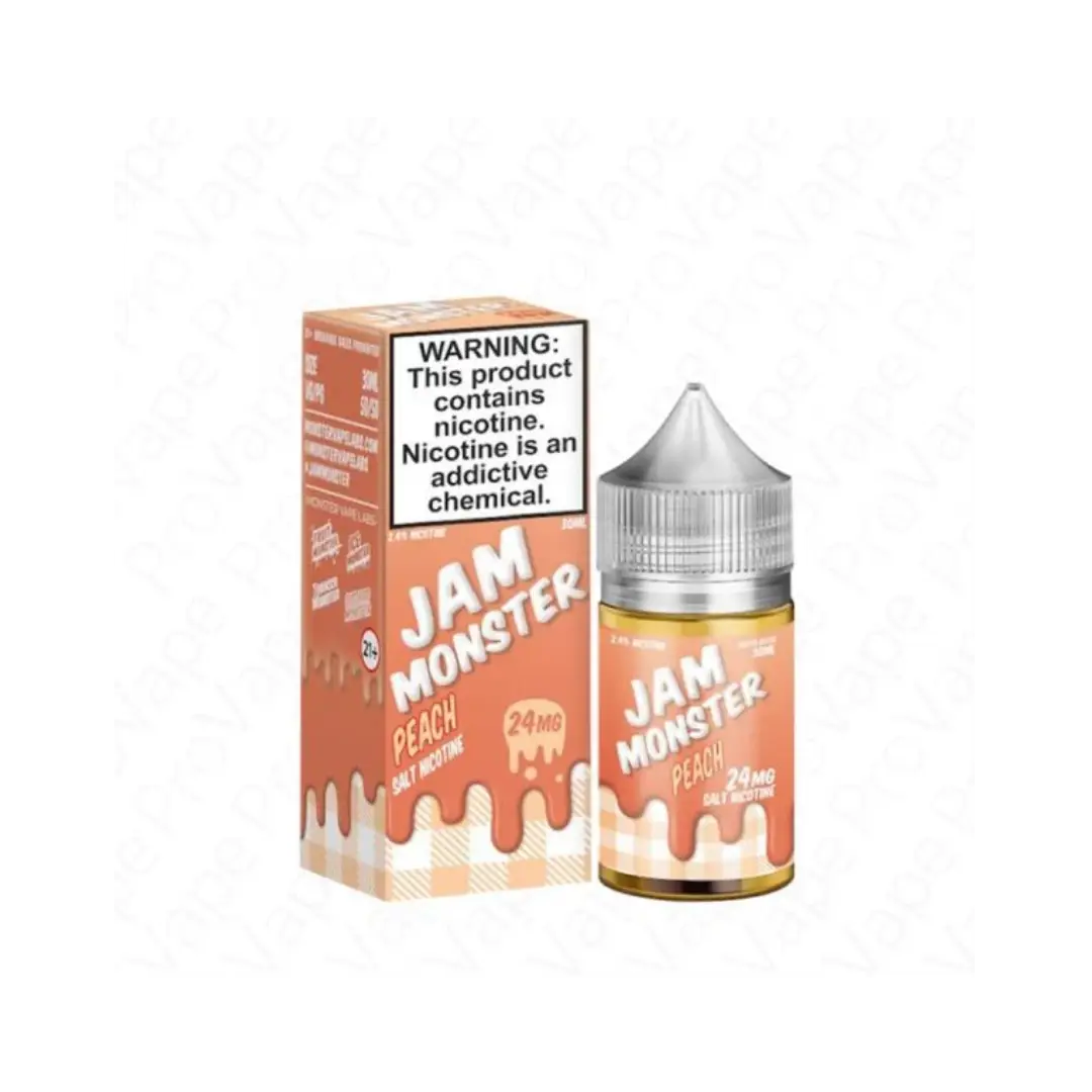Peach jam monster salt nic Refillable Vape Device