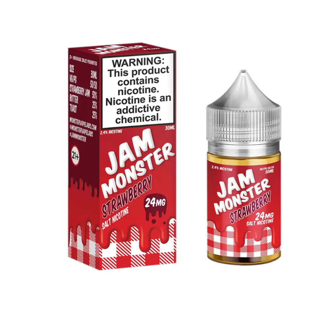Strawberry jam monster salt nic Refillable Vape Device