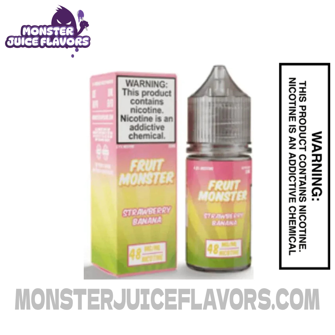 Strawberry Banana Ice Frozen Fruit Monster E Liquid