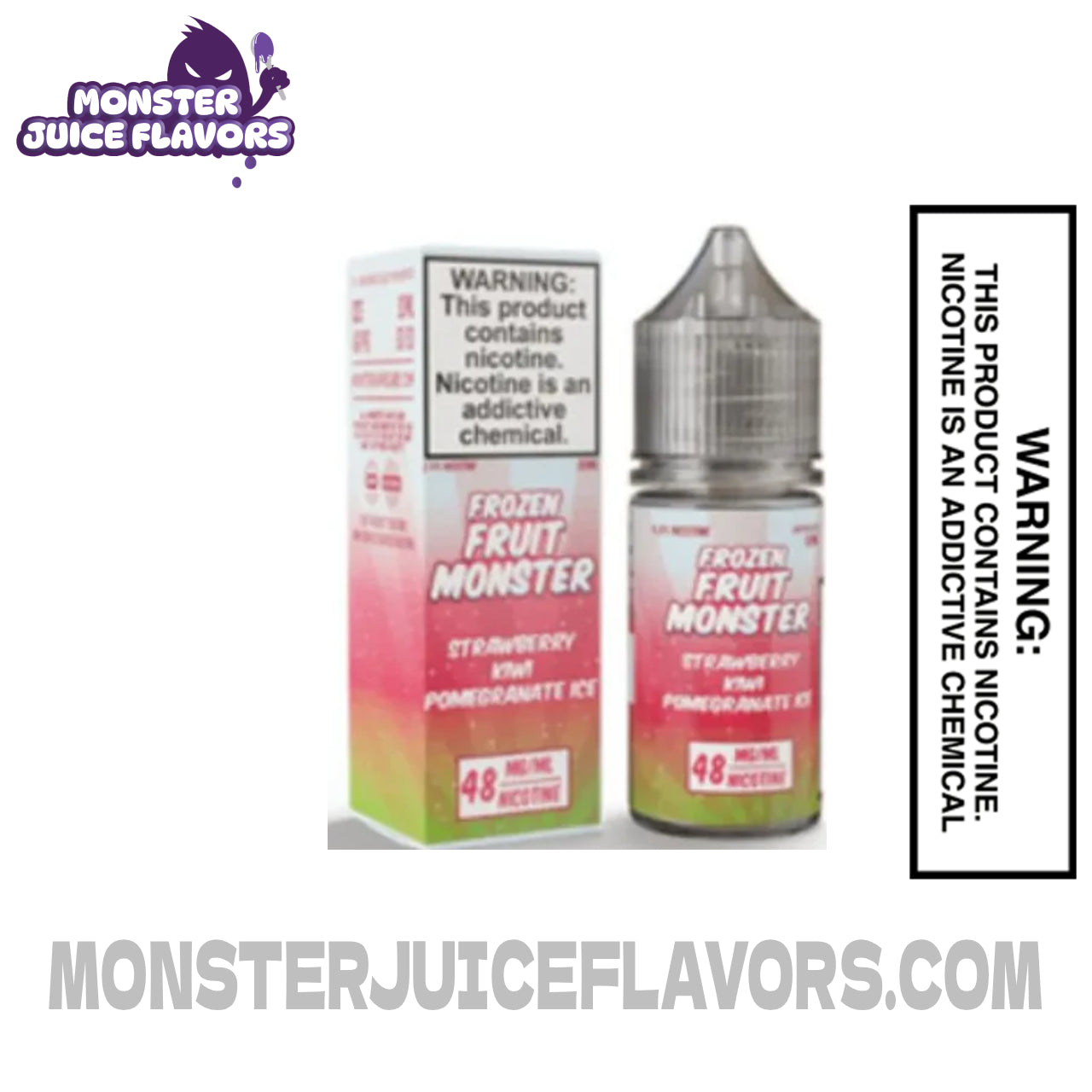 Strawberry Kiwi Pomegranate Ice Frozen Fruit Monster E Liquid