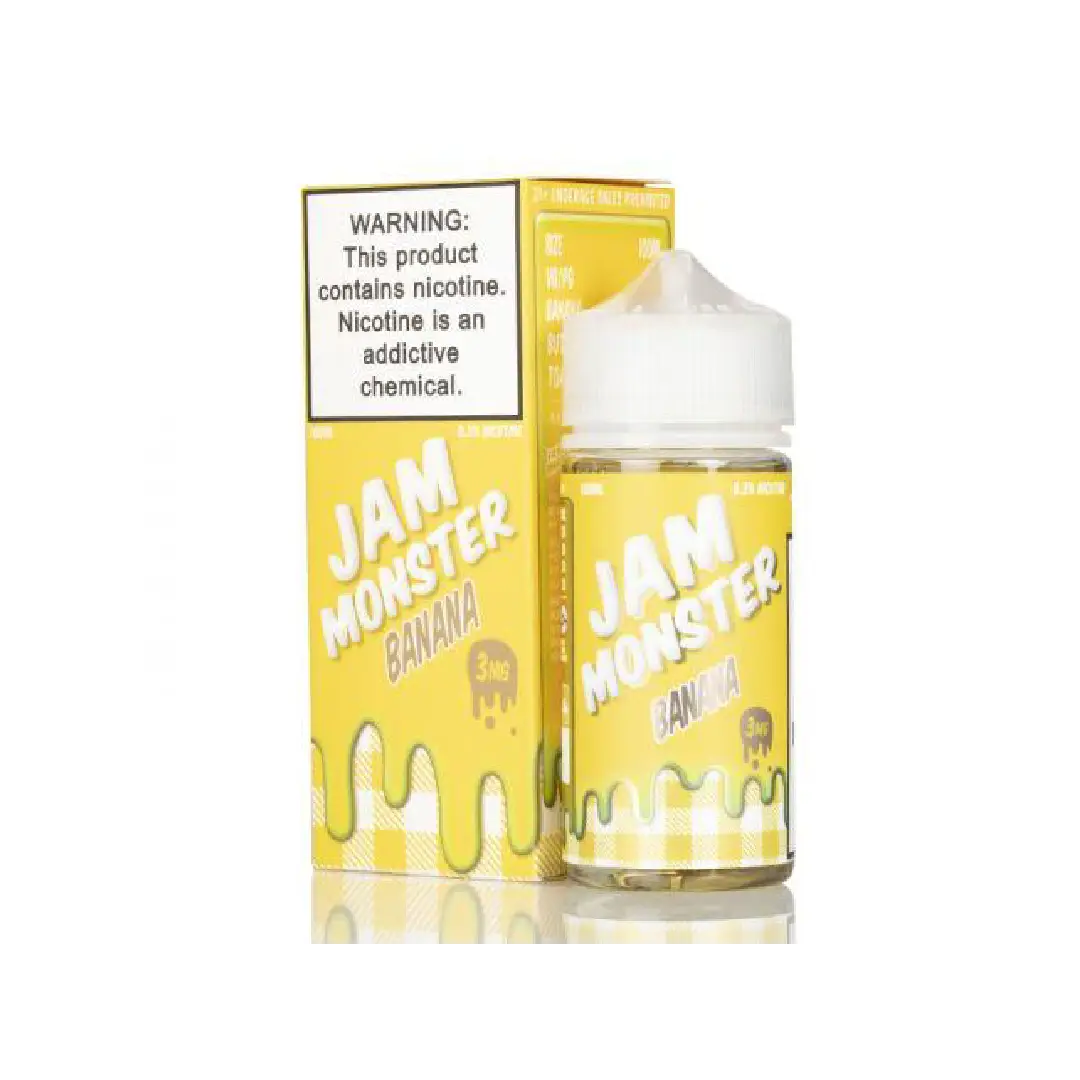 Banana jam monster E liquid 100ml Vape Device