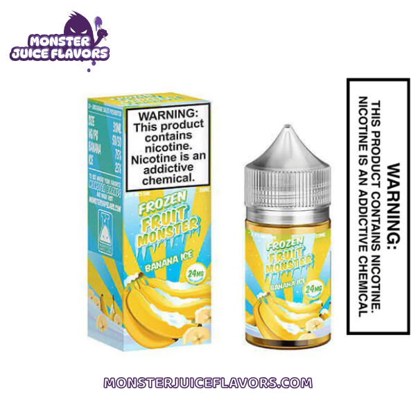 Banana Ice - (ICED) Frozen Fruit Monster Salt E-Liquid 30ML