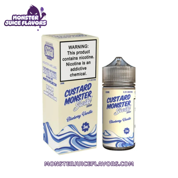 Blueberry Vanilla Custard Monster E-Liquid Swirl Edition - 100mL