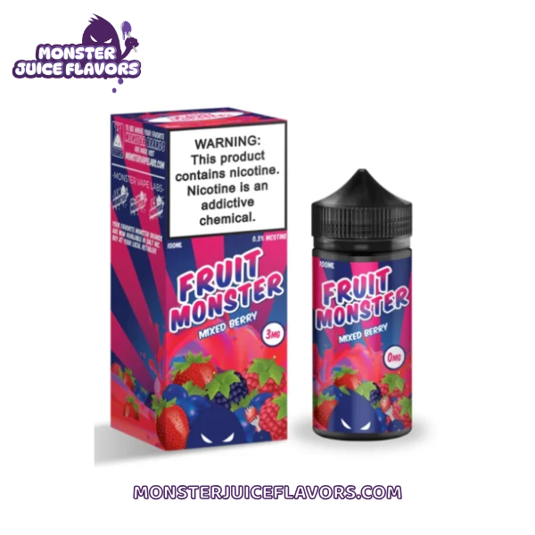 Mixed Berry Ice - (ICED) Frozen Fruit Monster E-Liquid 100ML