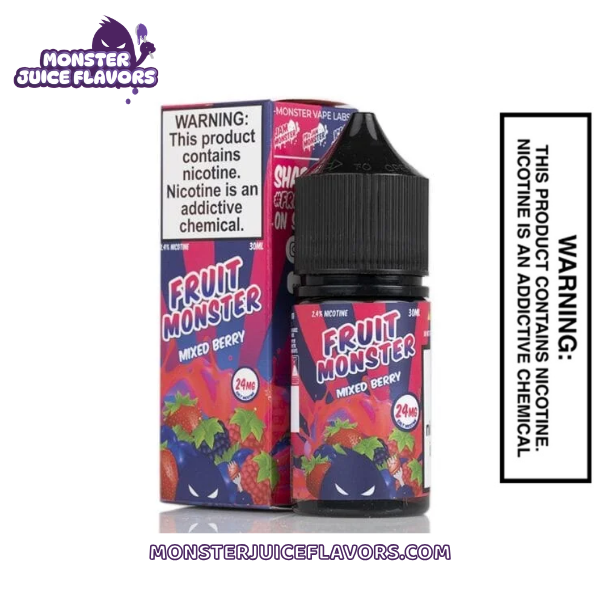 Mixed Berry - (ICED) Frozen Fruit Monster Salt E-Liquid 30ML