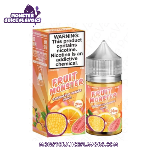 PFO Guava - (ICED) Frozen Fruit Monster Salt E-Liquid 30ML