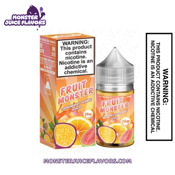 PFO Guava - (ICED) Frozen Fruit Monster Salt E-Liquid 30ML