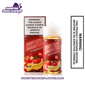 Strawberry Custard Monster E-Liquid - 100mL