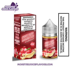 Strawberry Custard Monster Salt E-Liquid - 30mL