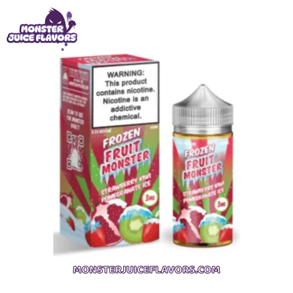 Strawberry Kiwi Pomegranate - (ICED) Frozen Fruit Monster E-Liquid 100ML