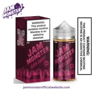Black Cherry E-Liquid Jam Monster 100ml Vape Device