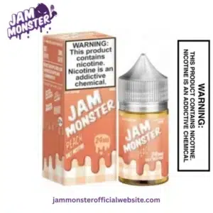 Peach Jam Monster Salt Nic E Liquid Refillable Vape Device